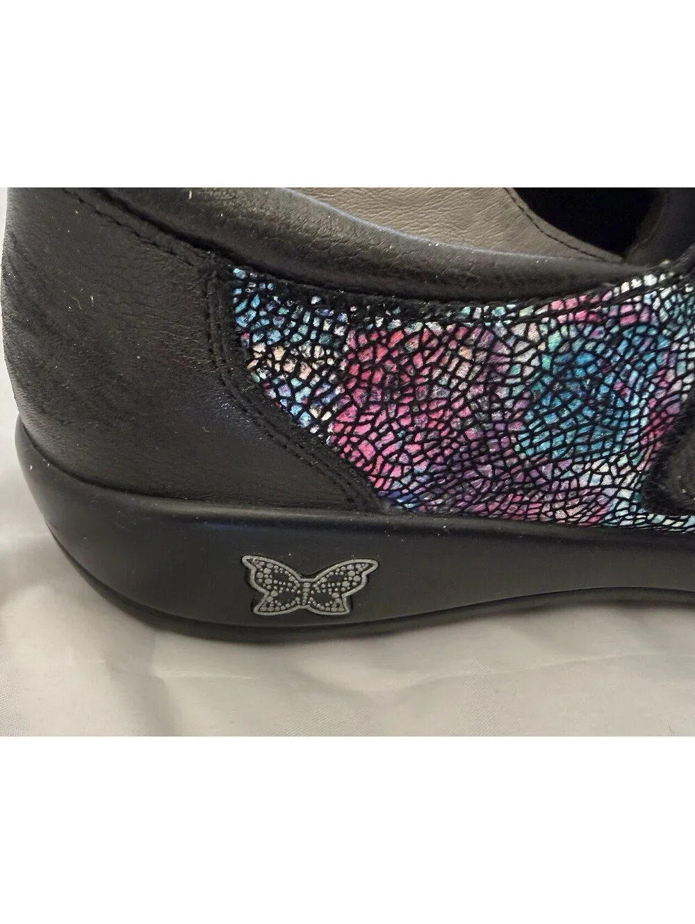 Alegria Paityn Slip-On Shoes Size 8 Copacetic Glitter Multi Loafers Pro Walking